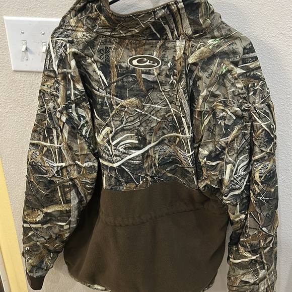 Drake Waterfowl 1/4 Zip Camo Jacket Medium - Picture 5 of 10